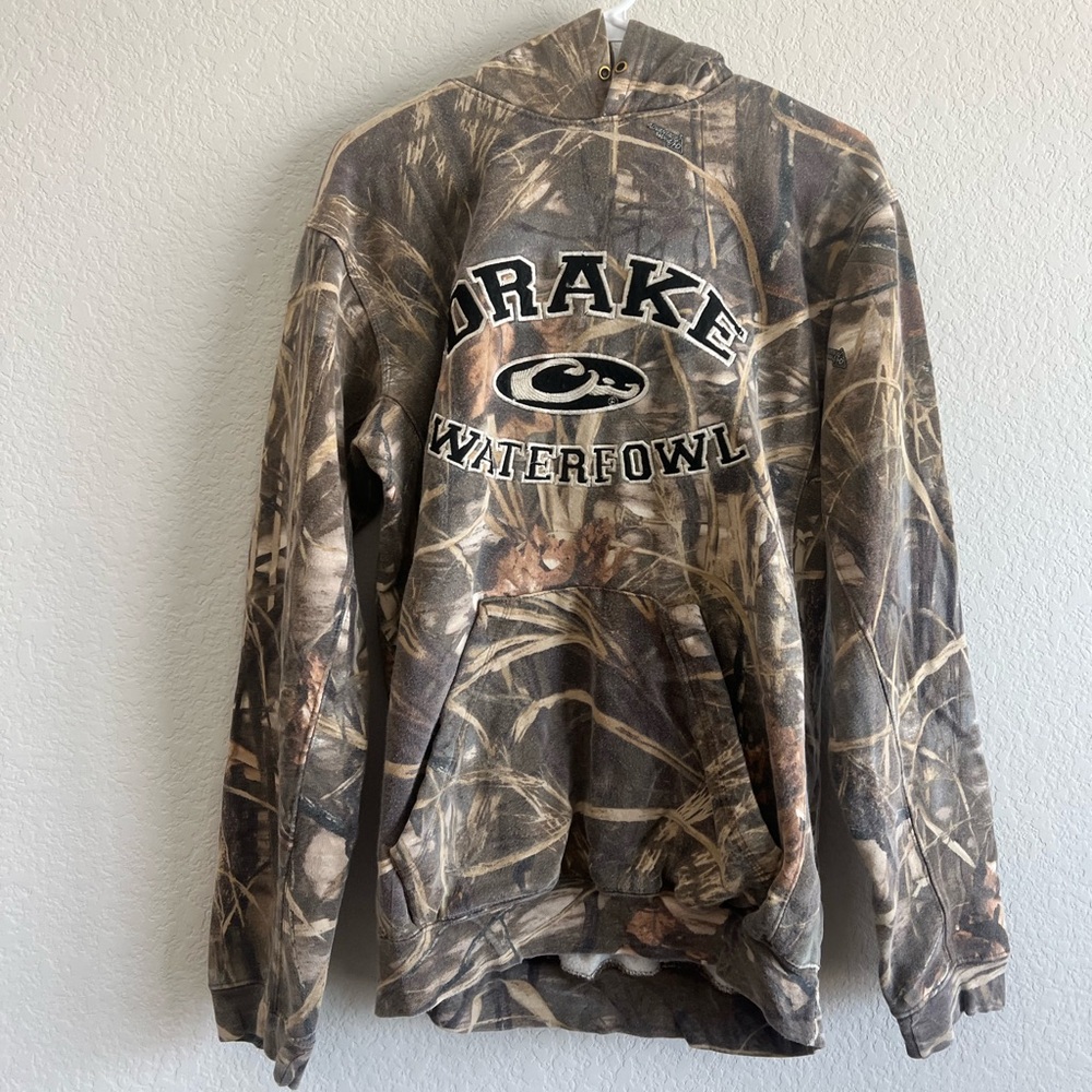 Drake waterfowl camo hoodie